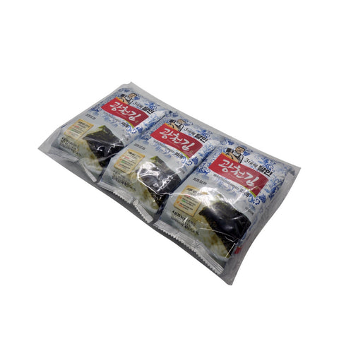 Kwangcheonkim Master Kim Dosirak Seasoned Green Seaweed 3 x 4 g - Picture 2