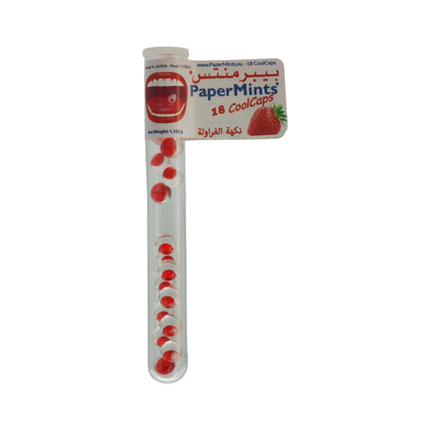 Papermints Cool Caps Strawberry 18 Pieces - Picture 2