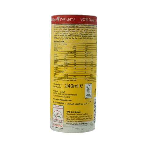 Twist Pinacolada No Added Sugar-240ml - Picture 2