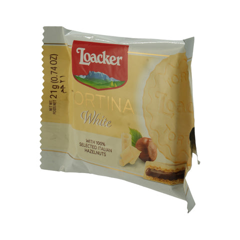 Loacker Tortina White Chocolate Wafers 21 g - Picture 2