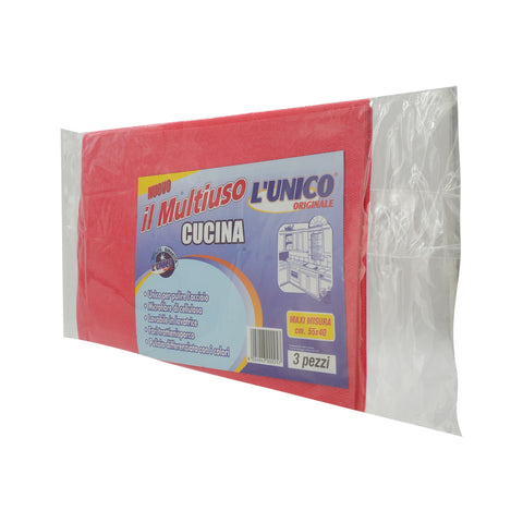 LUNICO MICROFIBER MULTIPURPOSE KITCHEN CLOTH 3 PC 40 X 55CM - Picture 2
