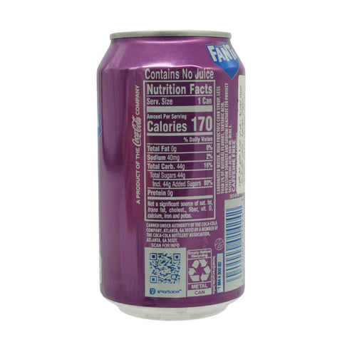 Fanta Grape Soft Drink Can 355 ml - Picture 3