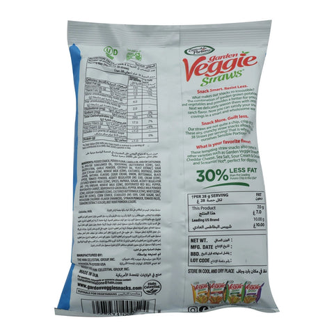 Sensible Portions Garden Veggie Straws Zesty Ranch 120 g - Picture 3