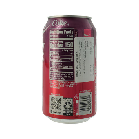 Coca-Cola Cherry Soft Drink Can 355 ml - Picture 3
