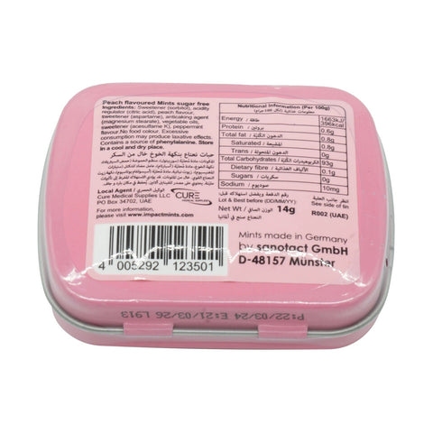 Impact Mints Peach Flavour 14 g - Picture 3
