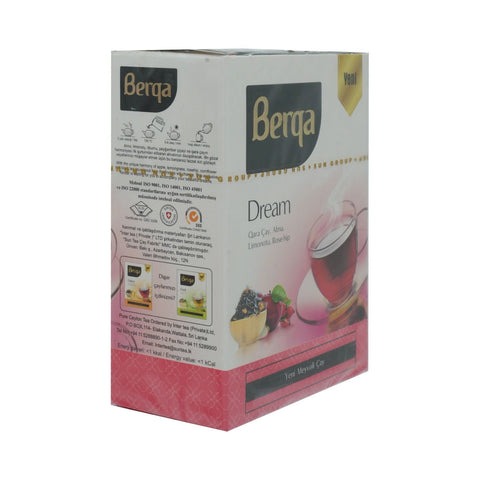 Azercay Berqa Dream Black Tea Apple Lemongrass Rose Hip 100g - Picture 3