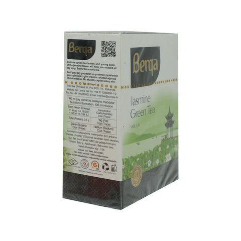 Azercay Berqa Jasmine Green Tea Loose Leaf 100 g - Picture 3