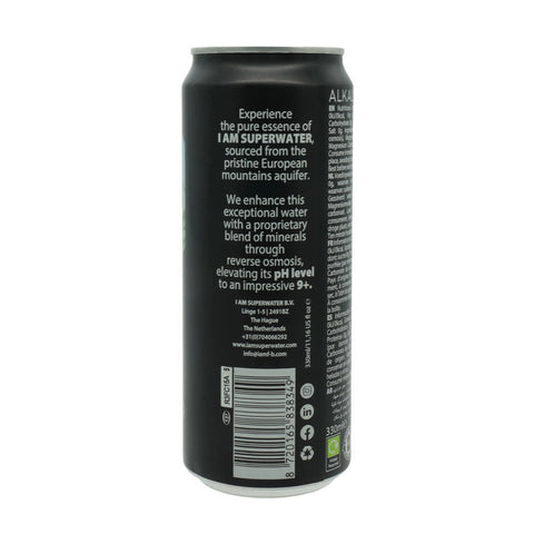 I Am Superwater pH 9+ Still Alkaline Mineral Water 330 ml - Picture 2