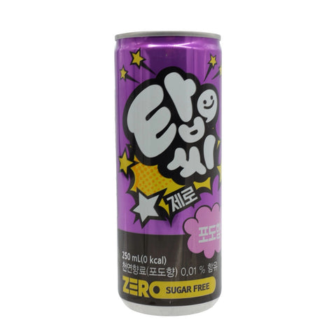 Ilhwa Top Ci Zero Grape Flavoured Sparkling Drink 250 ml - Picture 3