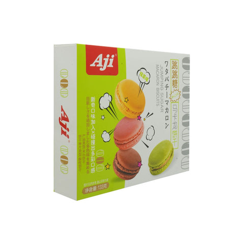 Aji Sugar Macaron Biscuits Matcha 133g - Picture 2