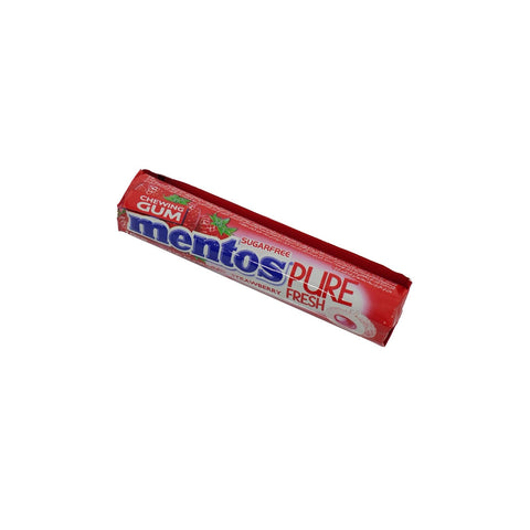 Mentos Pf Gum Rolls 9p Strawberry 15.75g - Picture 2