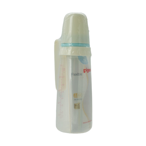 PIGEON PLASTIC FEEDING BOTTLE  WITH HANDLE 240ML - Picture 3