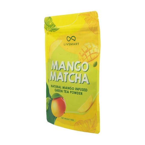 Livsmart Mango Matcha Green Tea Powder 100 g - Picture 2
