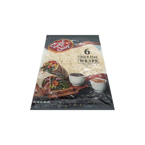 DeliSun Chia & Flaxseed Tortilla Wraps 360 g - Picture 2