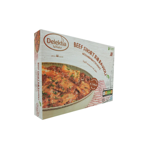 Delektia Beef Short Rib Ravioli W/ Arrabiatta Sauce 500g - Picture 2