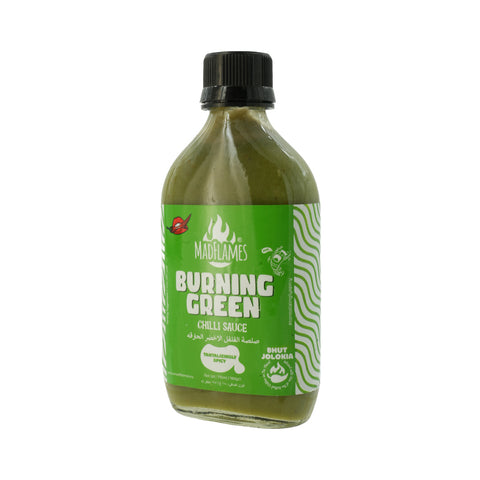 Madflames Burning Green Chilli Hot Sauce 180 g - Picture 2