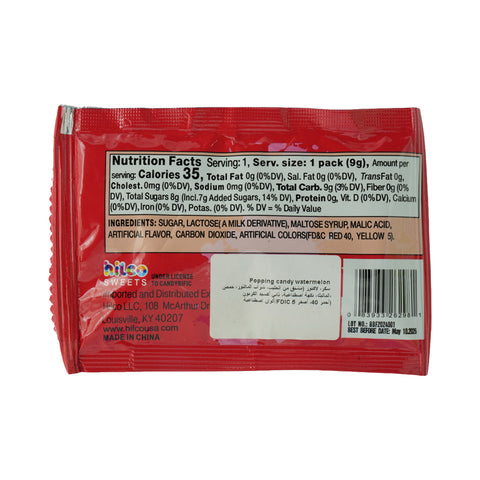 Warheads Sour Popping Candy Watermelon 9g - Picture 3