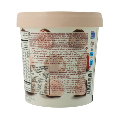 Franui Frozen Raspberries In Dark Chocolate 150g - Picture 2