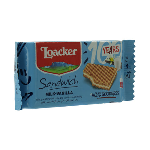 Loacker Sandwich Milk Vanilla 25g - Picture 2