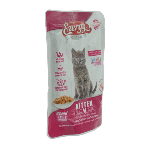 ENERGY Kitten Wet Cat Food with Chicken 85 g - Picture 2