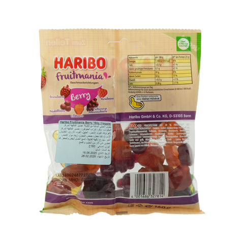Haribo Fruitmania Berries Gummy Candies 160 g - Picture 3
