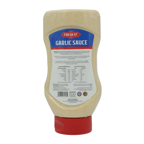 Fresh St Garlic Sauce Squeeze Bottle 500 ml - Picture 3