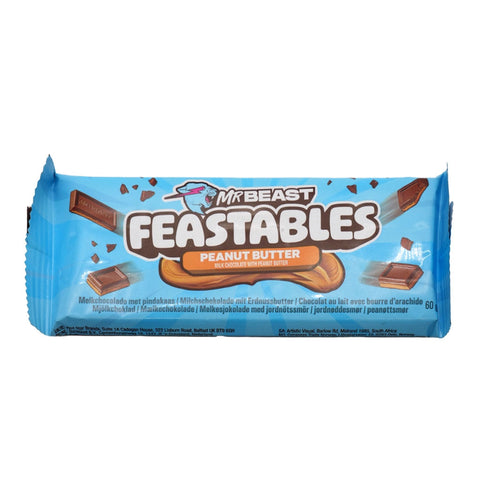 Feastables MrBeast Peanut Butter Chocolate Bar 60 g