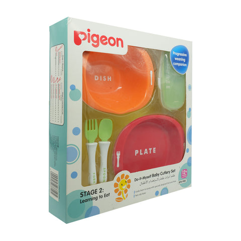 Pigeon “Do It Myself” Kids Cutlery Set