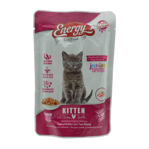 ENERGY Kitten Wet Cat Food with Chicken 85 g