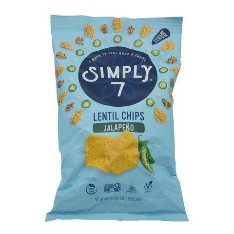 Simply 7 Chips Lentil Jalapeno 103g