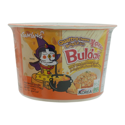 Samyang Buldak Quattro Cheese Hot Chicken Ramen Big Bowl 110 g