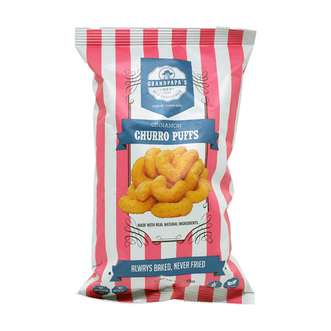 Grandpapas Cinnamon Churro Puffs Snack 85 g
