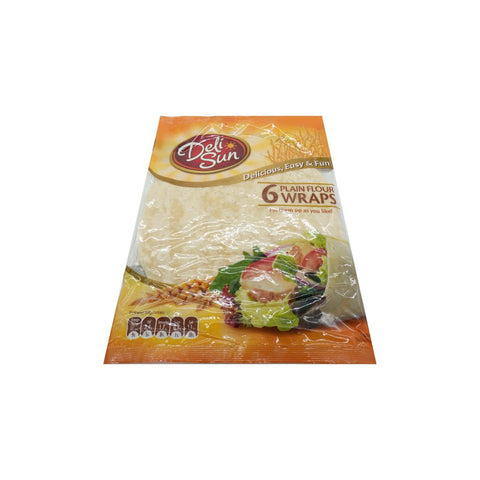 DeliSun Plain Tortilla Wraps 360 g