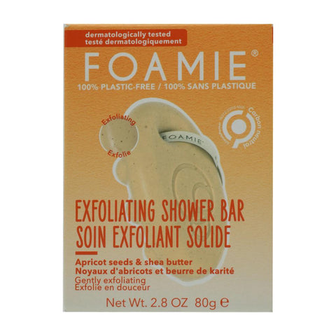 Foamie Apricot Seeds & Shea Butter Exfoliant Shower Body Bar-80g