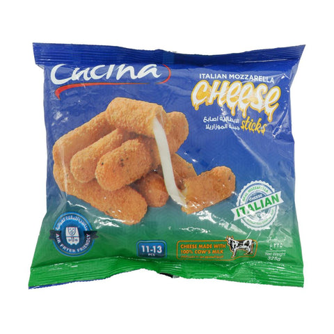 Cucina Italian Mozzarella Cheese Sticks Frozen 325 g