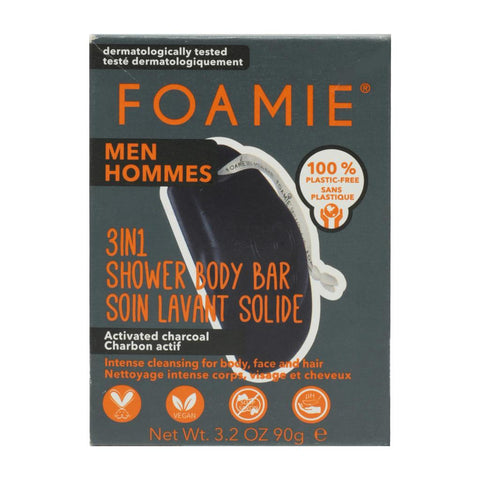 Foamie Intense Cleansing 3-in-1 Shower Bar for Body Face Hair 90 g