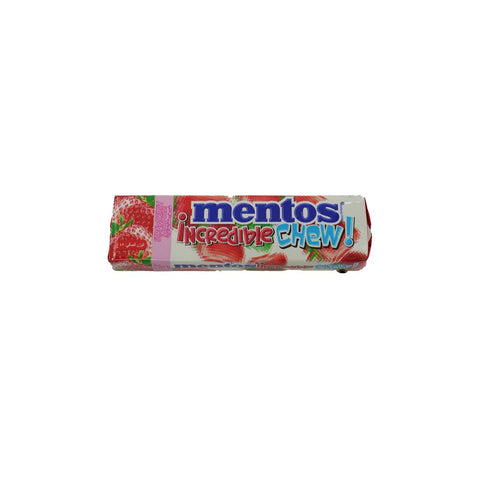Mentos Incredible Chew Strawberry Soft Candy