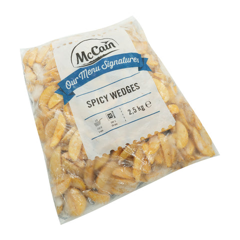 McCain Spicy Potato Wedges Frozen 2.5 kg