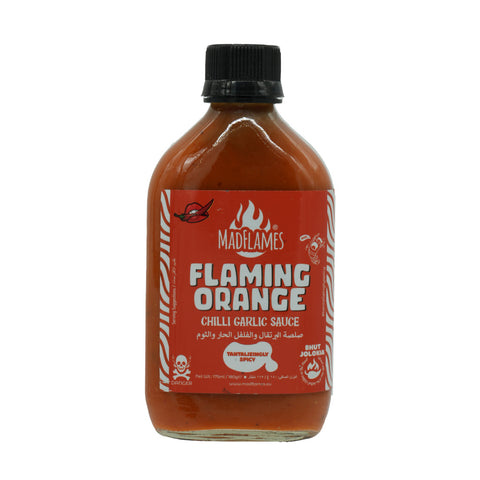 Madflames Flaming Orange Chilli Garlic Hot Sauce 180 g