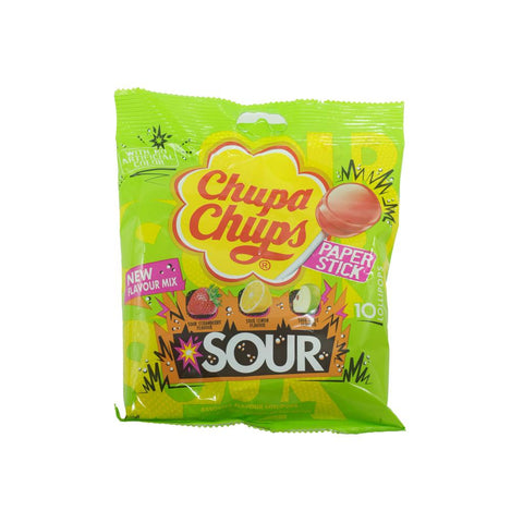 Chupa Chups Sour Mix Lollipops Bag 10 Pieces 120 g