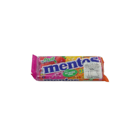 Mentos Fruit Chewy Sweets 3 Pack 114 g