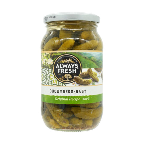 Always Fresh Baby Pickled Cucumbers 350 g