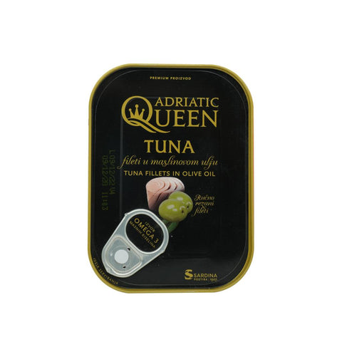 Adriatic Queen Handmade Yellowfin Tuna Fillets in Olive Oil 105 g