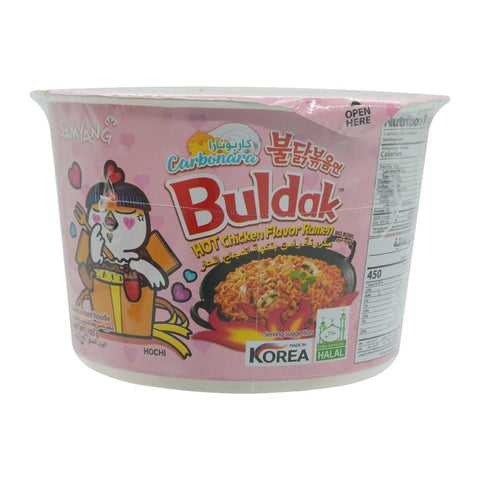 Samyang Buldak Carbonara Hot Chicken Ramen Big Bowl 105 g