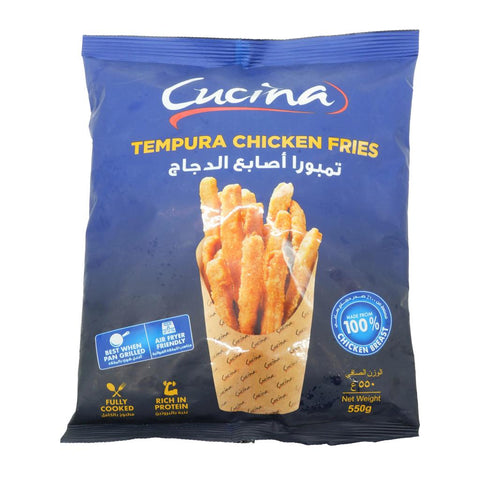 Cucina Tempura Chicken Fries Frozen 550 g