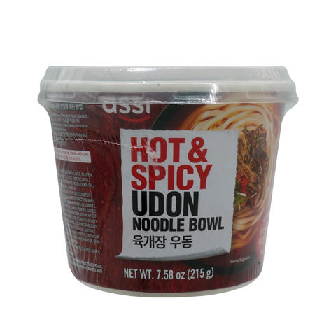 Assi Hot & Spicy Udon Noodle Bowl 215 g