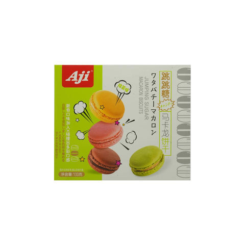 Aji Sugar Macaron Biscuits Matcha 133g