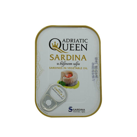 Adriatic Queen Sardines in Vegetable Oil 105 g