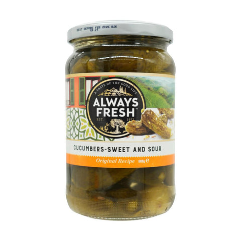 Always Fresh Sweet & Sour Pickled Cucumbers 680 g