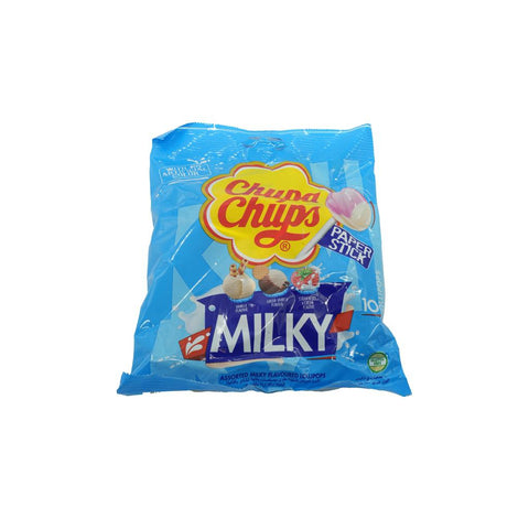 Chupa Chups Ice Cream Flavour Lollipops Bag 10 Pieces 120 g